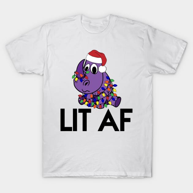 LTO Lit AF Twitch Logo Design Alt T-Shirt by Wrathian